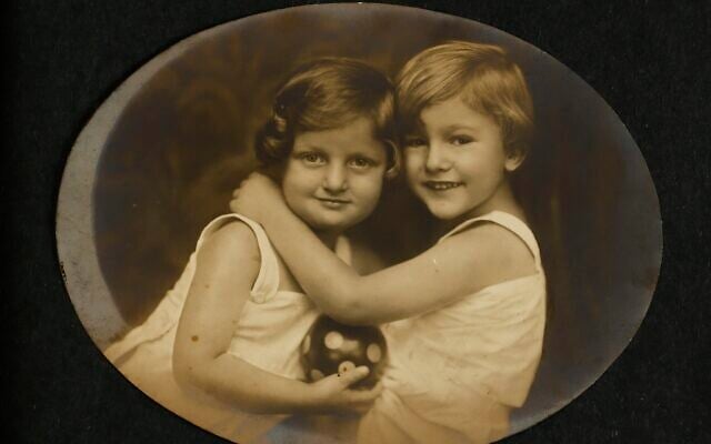 Hannah Senesh and her brother Giora, right, in 1924, part of the Hannah Senesh archives now being put in place at the National Library of Israel (Courtesy National Library of Israel) Hannah Senesh and her brother Giora, right, in 1924, part of the Hannah Senesh archives now being put in place at the National Library of Israel (Courtesy National Library of Israel)