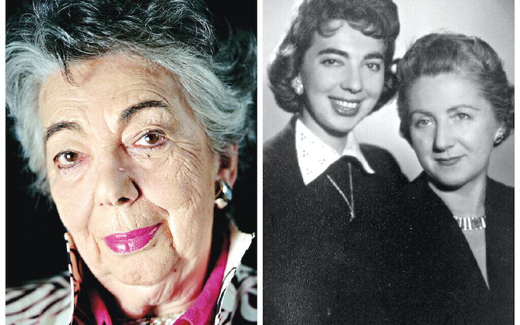 Lili Pohlmann and, right, with her mother in 1954. (Courtesy/ via Jewish News) Lili Pohlmann and, right, with her mother in 1954. (Courtesy/ via Jewish News)