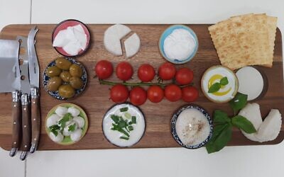 A cheese platter made with Remilk's milk proteins (Courtesy)