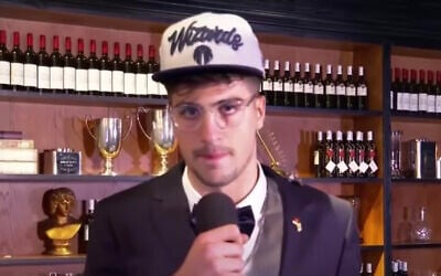 Deni Avdija speaks with ESPN after he was selected by the Washington Wizards in the 2020 NBA Draft, November 18, 2020. (Screen capture: YouTube)