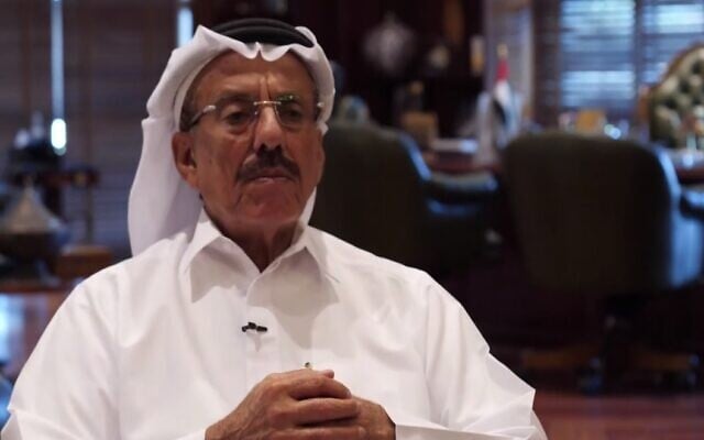 Emirati businessman Khalaf Ahmad Al Habtoor (Channel 13 screenshot) Emirati businessman Khalaf Ahmad Al Habtoor (Channel 13 screenshot)