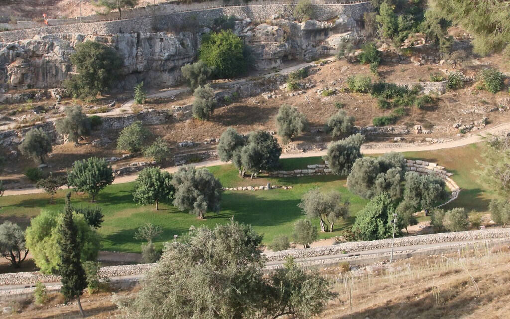 The Hinnom Valley is believed to be the site of sacrifices in ancient times. (Shmuel Bar-Am)
