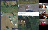 The drone developed by Percepto was operated by Skyward, a subsidiary of Verizon (Courtesy)
