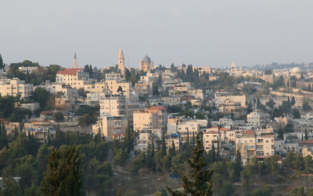 A view from Gabriel Way, part of the Armon Hanatziv Promenade. (Shmuel Bar-Am)