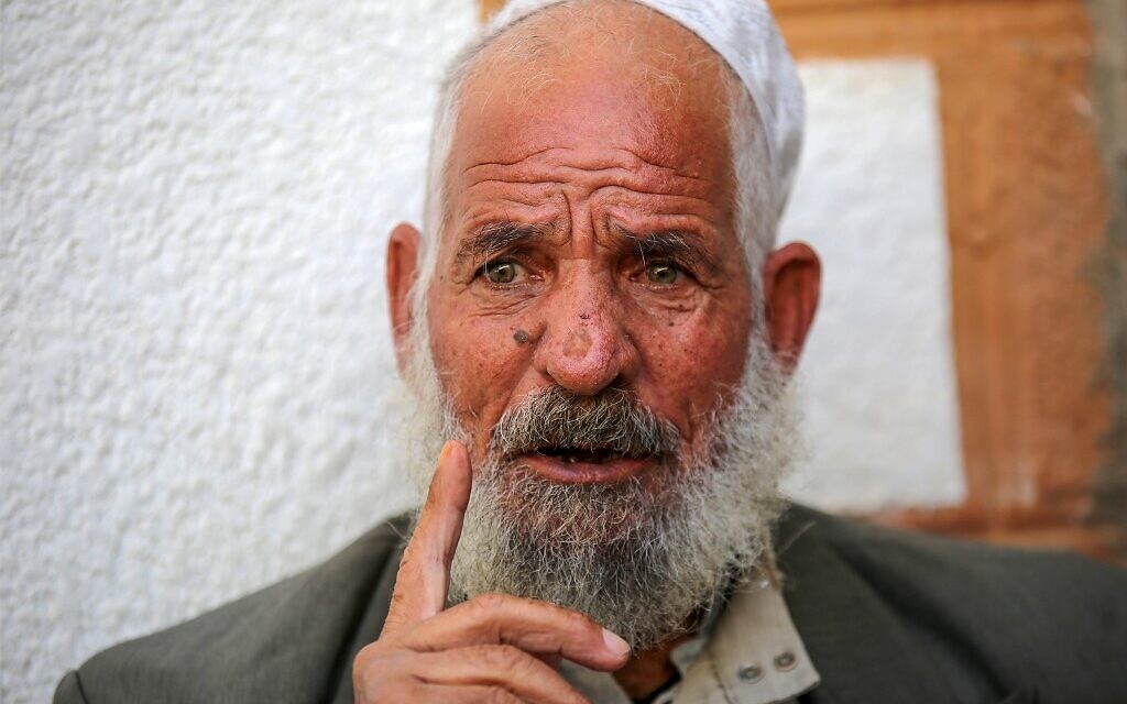 Iranian Qassem Sheyasi in his house in Khan Younis in the southern Gaza Strip, on November 11, 2020. (SAID KHATIB/AFP) Iranian Qassem Sheyasi in his house in Khan Younis in the southern Gaza Strip, on November 11, 2020. (SAID KHATIB/AFP)