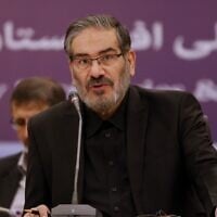 Ali Shamkhani, secretary of Iran's Supreme National Security Council, speaks during the first meeting of national security secretaries in the Iranian capital Tehran, September 26, 2018. (ATTA KENARE / AFP)