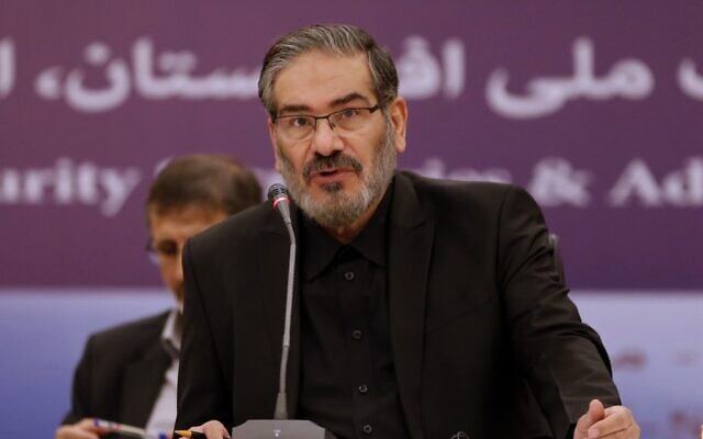 In this file photo taken on September 26, 2018, Ali Shamkhani, secretary of Iran's Supreme National Security Council, speaks during the first meeting of national security secretaries in the Iranian capital Tehran. (ATTA KENARE / AFP) In this file photo taken on September 26, 2018, Ali Shamkhani, secretary of Iran's Supreme National Security Council, speaks during the first meeting of national security secretaries in the Iranian capital Tehran. (ATTA KENARE / AFP)