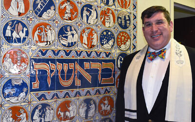 Rabbi Joshua Lief of Temple Shalom in Wheeling, which was West Virginia’s first state capital and home to its oldest Jewish community. (Larry Luxner/ JTA)