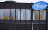 In this December 4, 2020 file photo, a general view of the Pfizer manufacturing plant in Puurs, Belgium. (AP/Olivier Matthys)