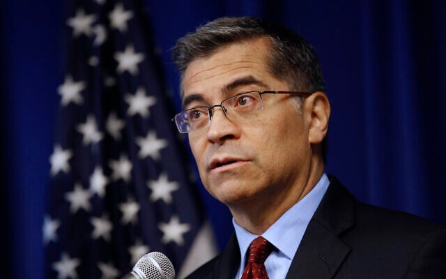 In this Dec. 4, 2019, file photo, California Attorney General Xavier Becerra speaks during a news conference in Sacramento, Calif. President-elect Joe Biden has picked Becerra to be his health secretary, putting a defender of the Affordable Care Act in a leading role to oversee his administration’s coronavirus response. (AP Photo/Rich Pedroncelli, File) In this Dec. 4, 2019, file photo, California Attorney General Xavier Becerra speaks during a news conference in Sacramento, Calif. President-elect Joe Biden has picked Becerra to be his health secretary, putting a defender of the Affordable Care Act in a leading role to oversee his administration’s coronavirus response. (AP Photo/Rich Pedroncelli, File)