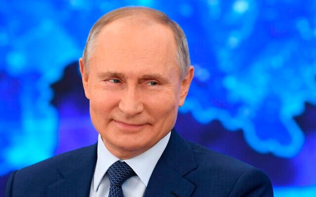 Russian President Vladimir Putin speaks via video call during a news conference in Moscow, Russia, December 17, 2020. (Aleksey Nikolskyi, Sputnik, Kremlin Pool Photo via AP) Russian President Vladimir Putin speaks via video call during a news conference in Moscow, Russia, December 17, 2020. (Aleksey Nikolskyi, Sputnik, Kremlin Pool Photo via AP)