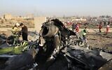 Debris litters the scene where a Ukrainian plane crashed in Shahedshahr southwest of the capital Tehran, Iran, January 8, 2020. (AP Photo/Ebrahim Noroozi, File)