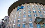 This March 21, 2018 file photo shows the headquarters of the Organization for the Prohibition of Chemical Weapons (OPCW) in The Hague, Netherlands (AP Photo/Peter Dejong, File)