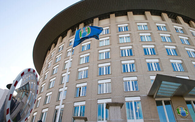 This March 21, 2018 file photo shows the headquarters of the Organization for the Prohibition of Chemical Weapons (OPCW) in The Hague, Netherlands (AP Photo/Peter Dejong, File) This March 21, 2018 file photo shows the headquarters of the Organization for the Prohibition of Chemical Weapons (OPCW) in The Hague, Netherlands (AP Photo/Peter Dejong, File)