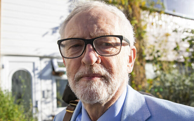 Britain's former opposition Labour Party leader Jeremy Corbyn leaves his home in London, November 18, 2020. (Aaron Chown/PA via AP) Britain's former opposition Labour Party leader Jeremy Corbyn leaves his home in London, November 18, 2020. (Aaron Chown/PA via AP)