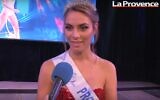 Screen capture from video of April Benayoum, who was targeted with online anti-Semitic abuse as she participated in the Miss France 2021 contest, December 2020. (YouTube)