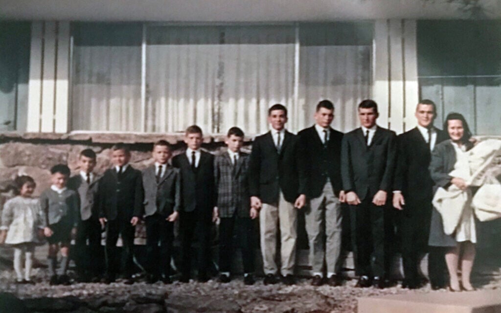 Don and Mimi Galvin with their 12 children are the subject of the book 'Hidden Valley Road' by Robert Kolker. Six of the Galvin sons were diagnosed with schizophrenia. (Courtesy of the Galvin family)