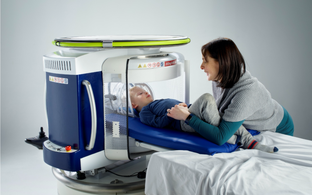 Jonathan Rothberg's portable MRI machine. (Courtesy)