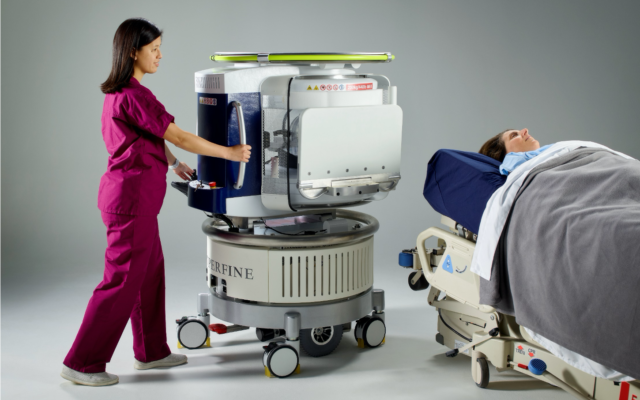Jonathan Rothberg's portable MRI machine. (Courtesy)