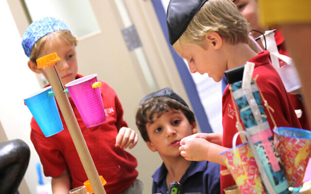 An illustrative photo of students at a Jewish day school. (Courtesy of The Epstein School via JTA) An illustrative photo of students at a Jewish day school. (Courtesy of The Epstein School via JTA)