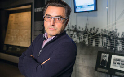 Maziar Bahari at the United States Holocaust Memorial Museum (courtesy)