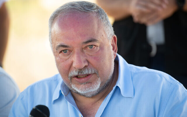 MK Avigdor Liberman meets with settler leadership in the West Bank, September 6, 2020. (Sraya Diamant/Flash90) MK Avigdor Liberman meets with settler leadership in the West Bank, September 6, 2020. (Sraya Diamant/Flash90)