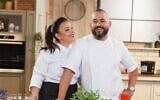 Keren and Isack Kadosh, the pastry chefs and co-owners of Jerusalem bakery Kadosh, which recently switched tokosher supervision with Tzohar and away from the Chief Rabbinate (Courtesy Kadosh)