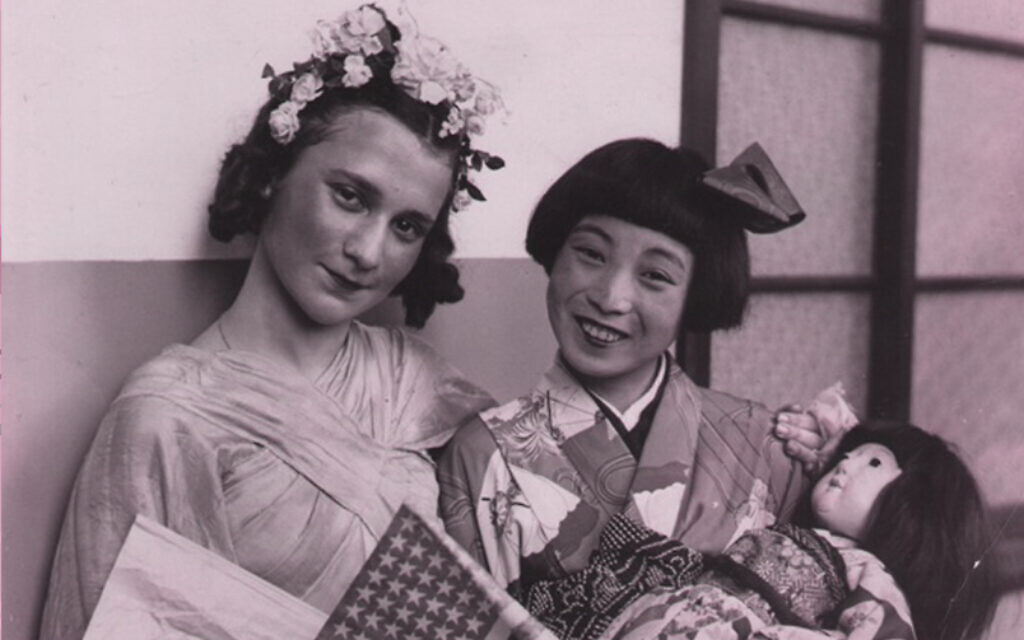 Beate Sirota Gordon at American Japanese Festival in 1938. (Beate Sirota Photo Gallery/ via JTA)