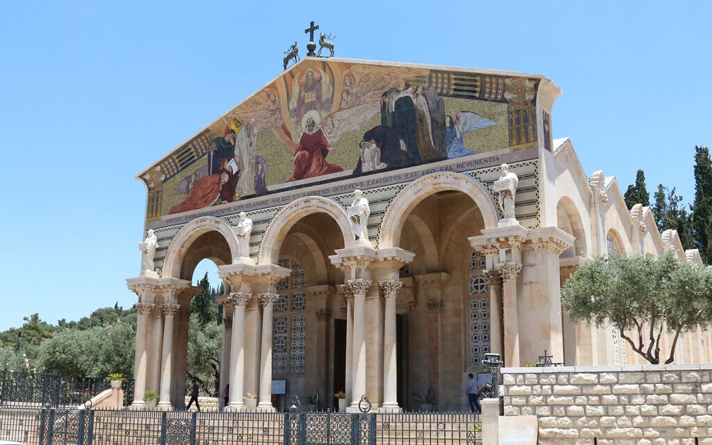 The Church of All Nations, located at the foot of the Mount of Olives. (Shmuel Bar-Am)