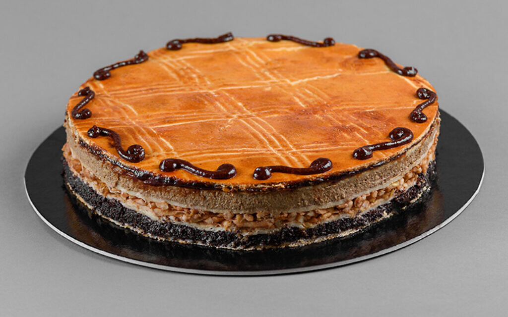Rachel Raj's famous flodni, in full cake form. (Courtesy)