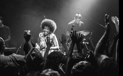Vocalist Tamar Rada at a 2016 performance. The singer/songwriter will be performing at the 11th Hullageb Ethiopian-Israeli Festival, taking place December 24-30, 2020. (Courtesy, Tamar Rada)