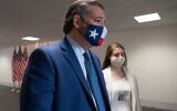 In this file photo taken on November 10, 2020 US Senator Ted Cruz, Republican of Texas, arrives for the weekly Senate Republican lunch on Capitol Hill in Washington, DC. (SAUL LOEB / AFP)