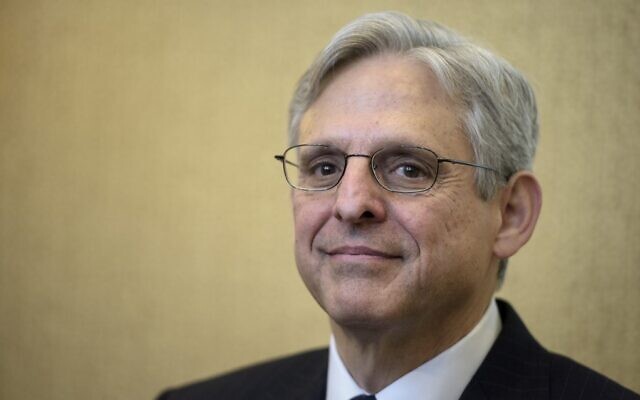 Then US Supreme Court nominee Judge Merrick Garland waits for a meeting with US Senator Benjamin Cardin on Capitol Hill in Washington, March 28, 2016. (Brendan Smialowski/AFP) Then US Supreme Court nominee Judge Merrick Garland waits for a meeting with US Senator Benjamin Cardin on Capitol Hill in Washington, March 28, 2016. (Brendan Smialowski/AFP)