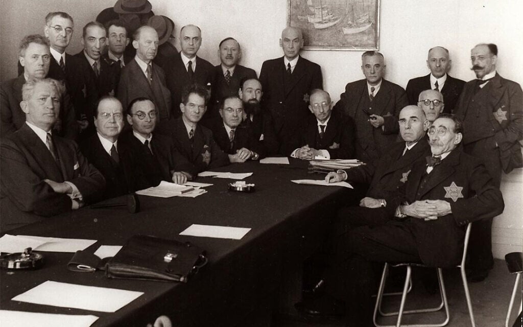 The Jewish Council of Amsterdam was a body set up by the Nazis to have Jews oversee preparations for the extermination of their own minority throughout the Netherlands during World War II. (Courtesy of the Jewish Cultural Quarter of Amsterdam/ via JTA) The Jewish Council of Amsterdam was a body set up by the Nazis to have Jews oversee preparations for the extermination of their own minority throughout the Netherlands during World War II. (Courtesy of the Jewish Cultural Quarter of Amsterdam/ via JTA)