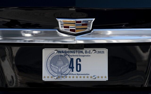 The new car of United States President Joe Biden is parked at the US Capitol on January 20, 2021, in Washington, DC. A( Rod Lamkey - Pool/Getty Images/AFP) The new car of United States President Joe Biden is parked at the US Capitol on January 20, 2021, in Washington, DC. A( Rod Lamkey - Pool/Getty Images/AFP)