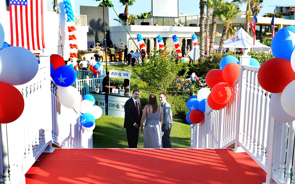 The US ambassador's residence ahead of a Fourth of July party in 2013. (US Embassy) The US ambassador's residence ahead of a Fourth of July party in 2013. (US Embassy)