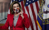 House Speaker Nancy Pelosi of Calif., speaks to the media, Wednesday Dec. 30, 2020, on Capitol Hill in Washington. (AP Photo/Jacquelyn Martin)