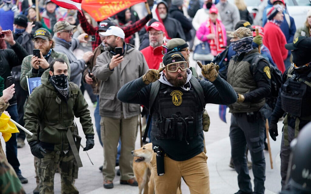 Trump supporters gather outside the Capitol in Washington, January 6, 2021. (AP Photo/Manuel Balce Ceneta, File) Trump supporters gather outside the Capitol in Washington, January 6, 2021. (AP Photo/Manuel Balce Ceneta, File)
