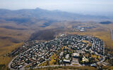 The West Bank Jewish settlement of Ma'ale Efrayim in the Jordan Valley, June 30, 2020. (AP Photo/Oded Balilty, File)