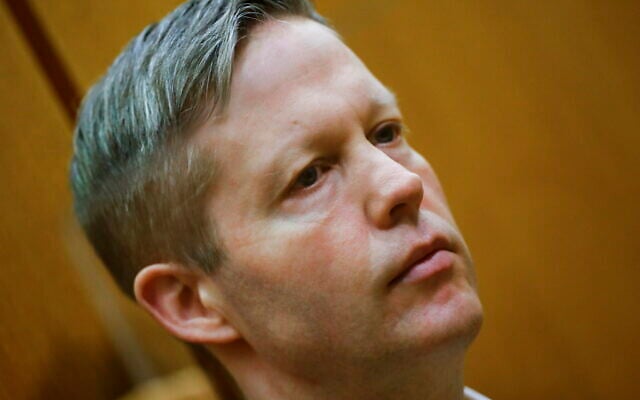 Defendant Stephan Ernst looks on in the courtroom at the higher regional court in Frankfurt, Germany, January 28, 2021. (Kai Pfaffenbach/Pool Photo via AP) Defendant Stephan Ernst looks on in the courtroom at the higher regional court in Frankfurt, Germany, January 28, 2021. (Kai Pfaffenbach/Pool Photo via AP)
