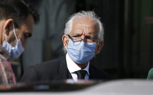 Mehmood A. Sheikh, defense lawyer for British-born Pakistani Ahmed Omar Saeed Sheikh, leaves the Supreme Court after an appeal hearing in the Daniel Pearl case, in Islamabad, Pakistan, January 6, 2021. (AP Photo/Anjum Naveed) Mehmood A. Sheikh, defense lawyer for British-born Pakistani Ahmed Omar Saeed Sheikh, leaves the Supreme Court after an appeal hearing in the Daniel Pearl case, in Islamabad, Pakistan, January 6, 2021. (AP Photo/Anjum Naveed)