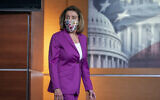 Speaker of the House Nancy Pelosi, D-Calif., holds a news conference on the day after violent protesters loyal to President Donald Trump stormed the US Congress, at the Capitol in Washington, Thursday, Jan. 7, 2021. (AP Photo/J. Scott Applewhite)