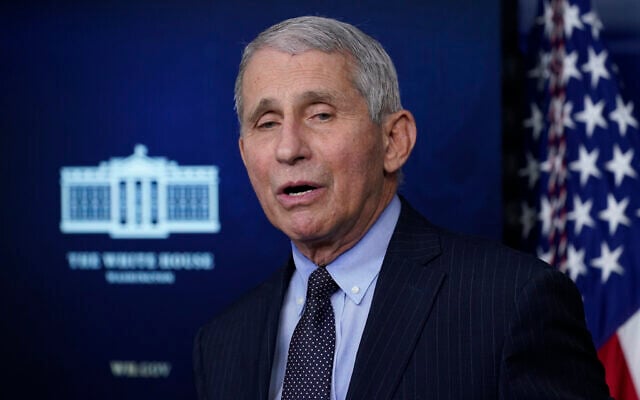 In this Jan. 21, 2021, photo, Dr. Anthony Fauci, director of the National Institute of Allergy and Infectious Diseases, speaks with reporters in the James Brady Press Briefing Room at the White House in Washington. (AP Photo/Alex Brandon) In this Jan. 21, 2021, photo, Dr. Anthony Fauci, director of the National Institute of Allergy and Infectious Diseases, speaks with reporters in the James Brady Press Briefing Room at the White House in Washington. (AP Photo/Alex Brandon)