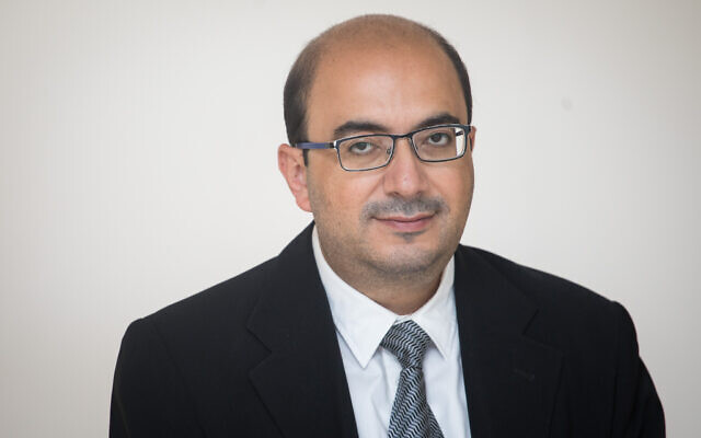 Joint List MK Sami Abou Shahadeh, on September 25, 2019. (Hadas Parush/Flash90)