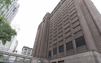View of Manhattan Detention Complex known as The Tombs to be closed on White street. (Lev Radin/Pacific Press/LightRocket via Getty Images)