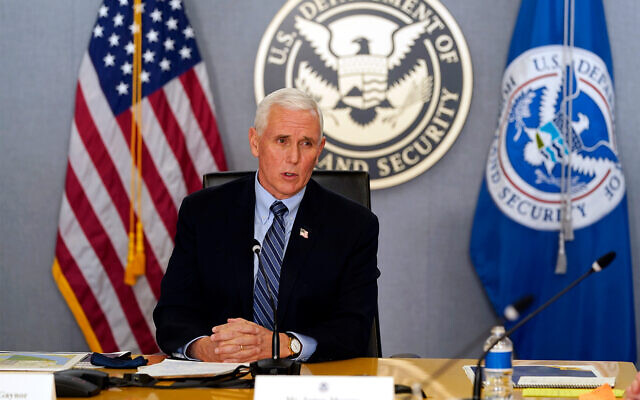 US Vice President Mike Pence speaks during a briefing about the upcoming presidential inauguration of President-elect Joe Biden and Vice President-elect Kamala Harris, Washington, Jan. 14, 2021. (AP Photo/Alex Brandon, Pool) US Vice President Mike Pence speaks during a briefing about the upcoming presidential inauguration of President-elect Joe Biden and Vice President-elect Kamala Harris, Washington, Jan. 14, 2021. (AP Photo/Alex Brandon, Pool)