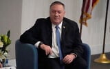 US Secretary of State Mike Pompeo speaks at Georgia Tech in Atlanta, Georgia, December 9, 2020. (AP Photo/John Bazemore)