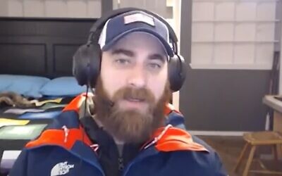 White nationalist Tim Gionet, known as 'Baked Alaska.' (YouTube screenshot)