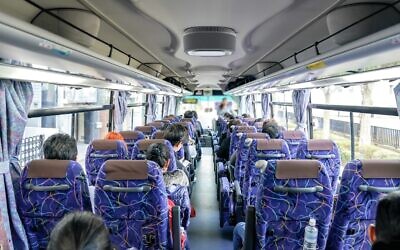 A bus in the UK, protected with the Aura Air filters (Courtesy)