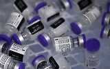 Vials of the Pfizer-BioNTech vaccine against COVID-19 are seen inside a freezer in Cali, Colombia, amid the novel coronavirus pandemic on February 19, 2021. (Luis ROBAYO / AFP)